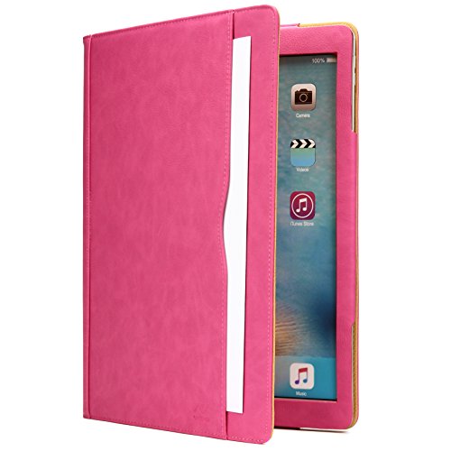 Original Urcover® Tasche Smart Cover iPad Pro 12.9 Zoll ( 2015 /2016 Version) Schutz Hülle Case [Sleep / Wake Funktion] und inkl Displayschutzfolie & Zubehör | Pink - 6