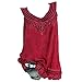 Produktbild Yvelands Bekleidung Vest Sommer Damen Mode Boho Böhmische Retro Elegante Einfarbig Troddel Breathable Ärmellose Baumwolle Weste Tops …