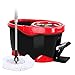Produktbild Douerye Mikrofaser-Spinmop und Eimer-Bodenreinigungssystem Rotschwarzmotiv mit Vier Antrieben