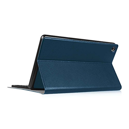 Fintie Bluetooth Tastatur Hülle für Fire HD 8 (7. Generation – 2017) / Fire HD 8 (2016 Modell) – Ultradünn Ständer Schutzhülle mit magnetisch abnehmbar drahtloser Bluetooth Tastatur, Marineblau - 9