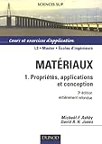 Image de Matériaux : Tome 1, Propriétés, applications et conception
