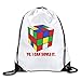 Produktbild New Shorts I Can Solve It Rubix Cube 100% Polyester Fiber Drawstring Backpack Bag One Size