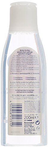 Nivea Sensitive 3 in 1 Reinigungsfluid, für sensible Haut, 1er Pack (1 x 200 ml) - 2