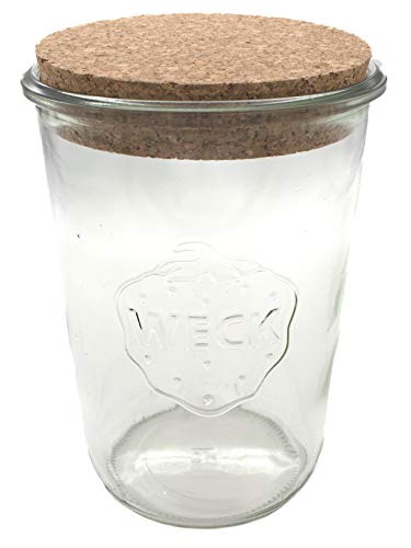 Preisvergleich Produktbild Weck Gläser mit Stöpsel, 850 ml, 6 Stück