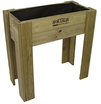 Hortalia Brico Potager Urbain Garden-Table de Culture S (80 x 80 x 40 cm)