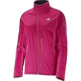 Flatlock-Nähte Salomon Lightning Softshell-Jacke JKT W - Jacke für Damen, Farbe Rosa, Größe XL