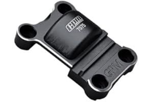 Levigo Couvercle de diff supérieur arrière en alliage d'aluminium RC pour TRAXXAS-1/5 X-MAXX 6S/8S Monster Truck, pièces de mise à niveau pour TRAXXAS 1/6 4WD XRT 8S