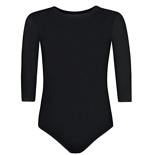 Shepa Mädchen Ballett Trikot 3/4 Arm Gymnastikanzug Ballettanzug Turnanzug - 3