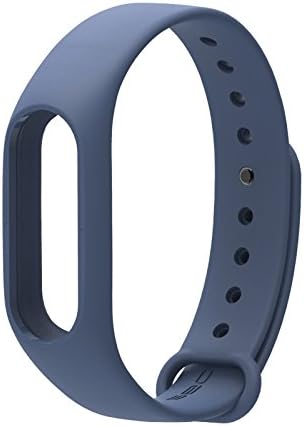 Yincol Smart Mi band 2 Replacement Bracelet Wrist Strap + Screen Protective Film Sets for Xiaomi Mi Band 2 Smartband Fitness Activity Tracker (Midnight Blue)