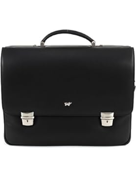 Braun Büffel Golf Aktentasche L Schwarz