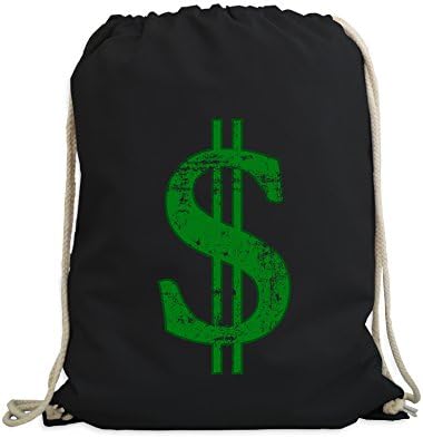 Bad Embroidery: Gym Bag with Motto (German Language) in many designs – Strong Cord ' – 100% Cotton/Egebag/Gym Bag/Sports Bag/Gym Bag, Dollar