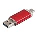Produktbild Aobiny USB 3.0 8 GB Flash Drive Typ C OTG Sticks Dual Plug Flash Drive U Disk für USB-C Smartphones und MacBook, rot