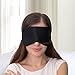 Produktbild Schlafmasken Augenmaske Schwarz Augenbinde Perfekt für Zuhause und Unterwegs - kein Einschnüren, sehr leicht, angenehmes und weiches Material