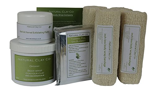 Mineral Clay Instant Inch-Loss Body Wrap Kit (multiple treatments)