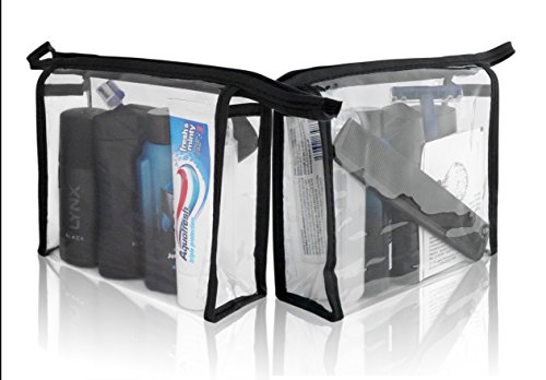 Lynx Travel Wash Bag For Men - Deodorant Hair Shower Shaving Dental Comb