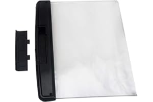 HAPPYMORE LED Paperback Book Light, LED Night Light Book Light Eye Protection Reading Light with Detachable Pages Clip, Wedge Eyes Protect Lights for Bed Night Reading