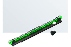 Mirino universale LPA SIGHTS in alluminio SUPER BIG DOT con fibra ottica verde - MF40-Verde