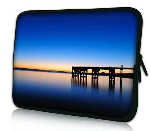 PEDEA Design Schutzhülle Notebook Tasche bis 17,3 Zoll (43,9 cm), Dark Bridge