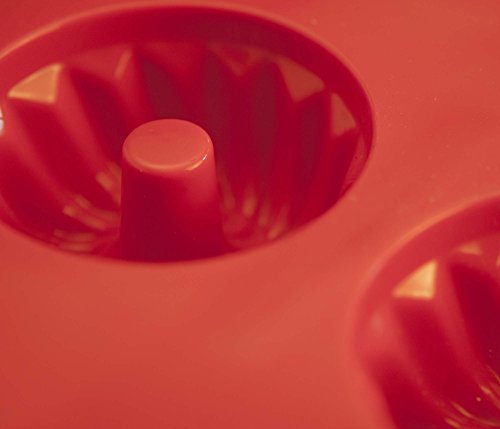 Dr. Oetker 1255 Mini Gugelhupf Backform Silikon, 6-er Set - 3