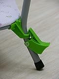 Polini Kids Laufstall Laufgitter Reisebett Classic tragbar / klappbar grün, 1356-4 - 7