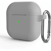 Coverzone Apple Airpods 4 ile uyumlu 4. Nesil AirP-ods Kılıf 2024 Professional Termoplastik Soft Kancalı Tam Kaplayan Halcyon