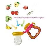 Da.Wa Baby Schnuller Clip Kinder Nippel Frische Lebensmittel Milch Knabber Nahrungsmittelzufuhr Sichere Baby Schnuller Flaschen ,Alter: 4 Monate - 5