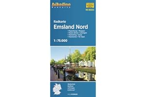 Radkarte Emsland Nord (RK-NDS05): Papenburg – Meppen – Haren (Ems) – Löningen – Hümmling – Dose – Haselünne – Ter Apel, 1:75.000, wetterfest/reißfest, GPS-tauglich mit UTM-Netz (Bikeline Radkarte)