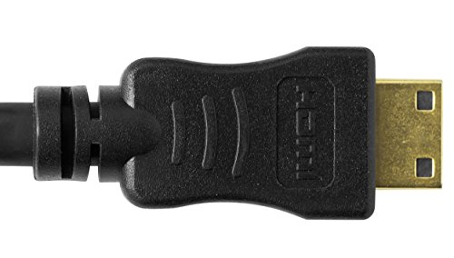 mumbi MINI HDMI Kabel 1.3b 1080p Full HD / Mini HDMI C Stecker auf HDMI A Stecker – VERGOLDETE Kontakte 1,5m - 4