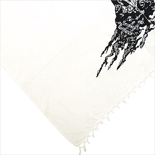 EYES OF INDIA – QUEEN WHITE HIPPIE INDIAN MANDALA TREE LIFE TAPESTRY HANGING Picnic Bohemian Dec - 4