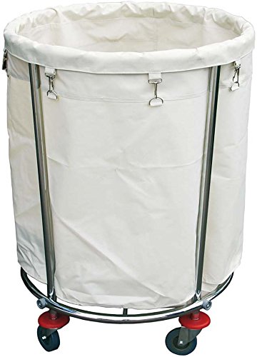 Wäschewagen Wäschesammler Wäschebox Wäschekorb Transportwagen für Wäsche rund