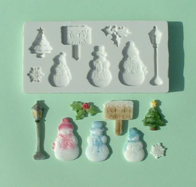 Let it Snow - Silicone Icing Moulds for Cake and Cupcake Decoration