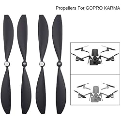 Colorful Propellerblätter für GoPro Karma, Drone Propeller Blades Wings Zubehör Teile für GoPro Karma,Schwarz (2 Pairs)