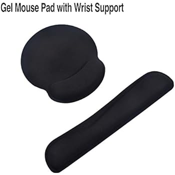 Set Tappetino Mouse E Poggiapolsi Ergonomico - Con Memory Foam, Antiscivolo, Per Ufficio E Gaming - Foto 3