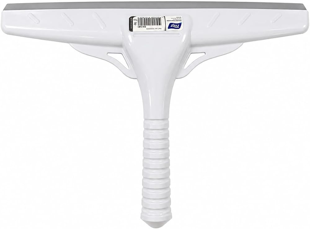 Büyük Cam Sil 33 cm – Profesyonel Silikon Cam Çekçek, Ayna, Duşakabin, Fayans ve Araç Camı İçin İz Bırakmayan Cam Temizleme Aparatı Çekpas, Mop, Camsil, Çek Pas, Gri