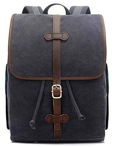 EverVanz Schulrucksack beiläufiger Rucksack im Freienrucksack mit 15.6 Zoll Laptopfach für Uni Schule A4 Ordner