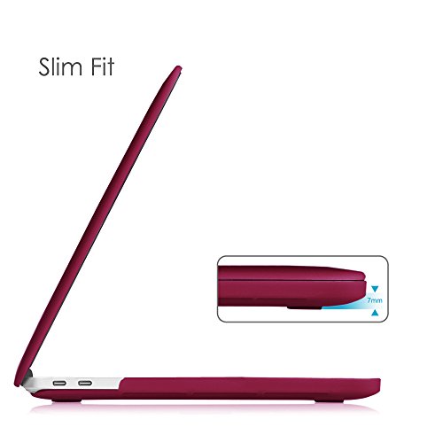 Fintie MacBook Pro 13 H  lle 2017   2016 - Ultrad  nne Hochwertige Matt Gummierte Hartschale Tasche Schutzh  lle Snap Case f  r NEUESTE 13-zoll MacBoo