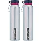Signoraware Chill 750ml and Chill 750ml (Combo Single Walled Stainless Steel Fridge Water Bottle), 750ml+750ml…