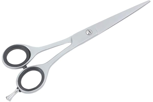 Ciseaux de coiffure et de barbier professionnels pointus avec vis réglable (ciseaux professionnels, 16,5 cm)