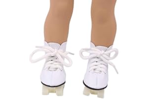 Uteruik Puppenschuhe für 46 cm große Puppenschuhe, Kostüm-Zubehör, 1 Paar (#A)