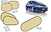 Auto Pearl Premium Quality Car Auto Window Beige Side Chipkoo Sunshade Curtains - Honda New City RS.489.00