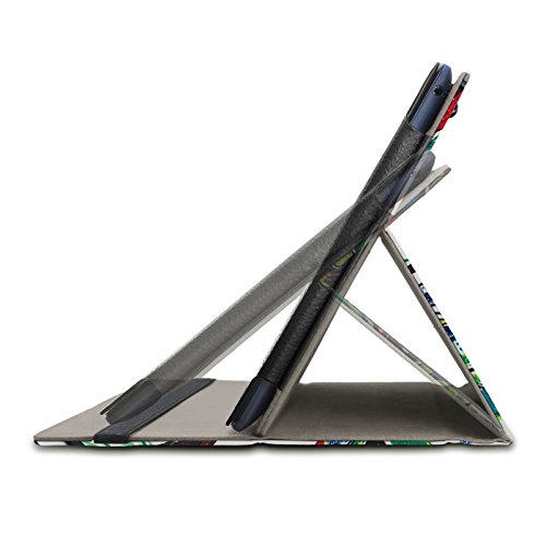 Infiland Lenovo Tab 2 A10-70 / Tab 2 A10-70L / Tab 2 A10-70F / Tab 2 A10-30F / Tab 2 A10-30L / Tab 3 10 Business/ Tab3 10 Plus Hülle Case -Slim Fit Folio PU-lederne dünne Kunstleder Schutzhülle Cover Tasche für Lenovo Tab 2 A10-70 / Tab 2 A10-30 / Tab 3 10 Business/ Tab3 10 Plus 10,1 Zoll Tablet (mit Auto Schlaf / Wach Funktion)(Fröhlicher Baum) - 6