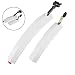 Produktbild HCFKJ Mountainbike Fender Set Einziehbare Vordere Hintere Schutzbleche Mit Rücklicht (WEIB)