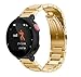 Produktbild Garmin Forerunner 220 230 235 630 620 735 Armband,SongNi® Luxury Fashion Stailess Steel Wrist Armband Bracelet Replacement Strap for Garmin Forerunner 220 230 235 630 620 735(Gold Stailess Steel)