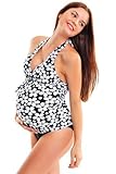 Attractive Women´s Maternity Pregnancy Tankini,two pieces, Octopus (1039-f3001)