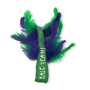 Petstages Krazy Kale Dental Catnip and Feathers Cat Toy