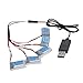 Produktbild JJRC YUNIQUE Deutschland ® 5 Stuck 3.7V 150mAh LiPo Akku Batterien Fuer H20 RC Hexacopter Quadrocopter Drone Ersatzteile mit in 5-1 USB-Ladegerät