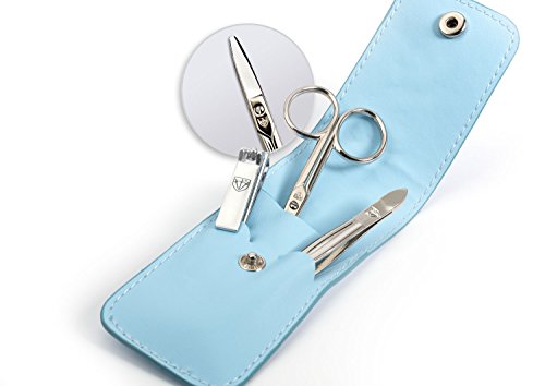 Drei Schwerter | Exklusives 3-teiliges Maniküre – Pediküre – Nagelpflege – Baby – Set / Etui für Babies und Kleinkinder | Markenqualität (677518) - 3