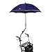 Produktbild MPB® Rollatorschirm Umbrella MONO Modell 85, Rollator Schirm blau reflektierend, mit Schirmhülle, Made in Germany!