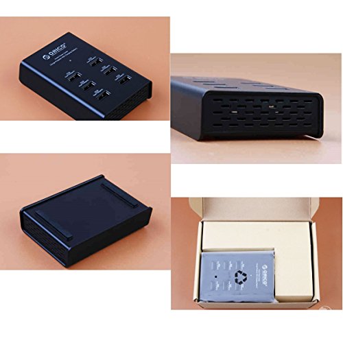 ORICO DUB-6P 72W 6 Ports USB Charging Hub with 12V/6.5A Power Adapter for Smartphones,Tablets and Portable Power Banks - 5