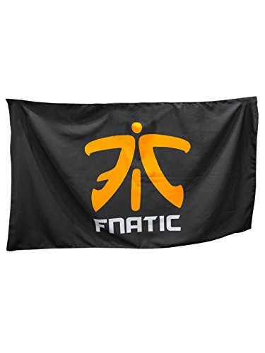 Fnatic Supporters Banner, negro - 150cm x 90cm